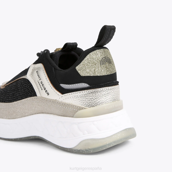 Kurt Geiger mujer zapatillas kensington londres 2LPR296 | calzados Gris oscuro